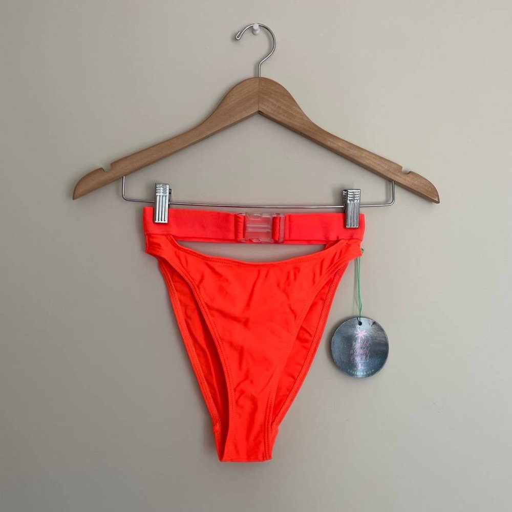 Vibrant Orange Women's Swim Bottom